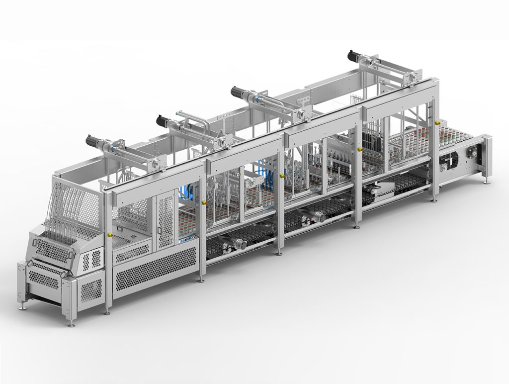 Linha de envase para sorvetes — Dupon Foodtech
